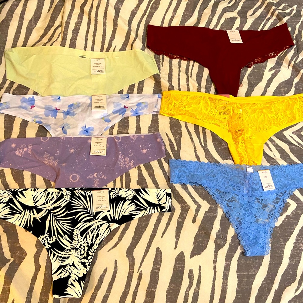 UNDERWEAR LOT THONGS BY AUDEN FROM TARGET